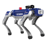 治安巡邏四足機器狗 （40kg超級大狗，第7代，集成一體式遙控器+對講照明+警示燈+自主跟隨）